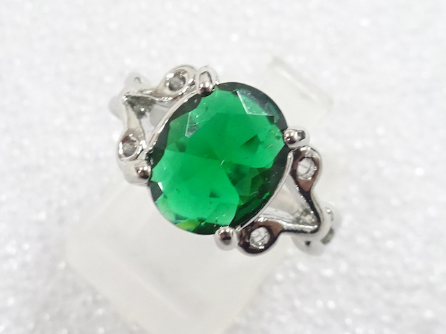 COLORED STONE FASHION RING / JP SIZE 15.5